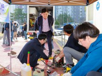 농업경영인 북대전지역회 예취기 수리행사