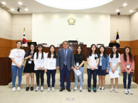 지족고등학교 의회견학